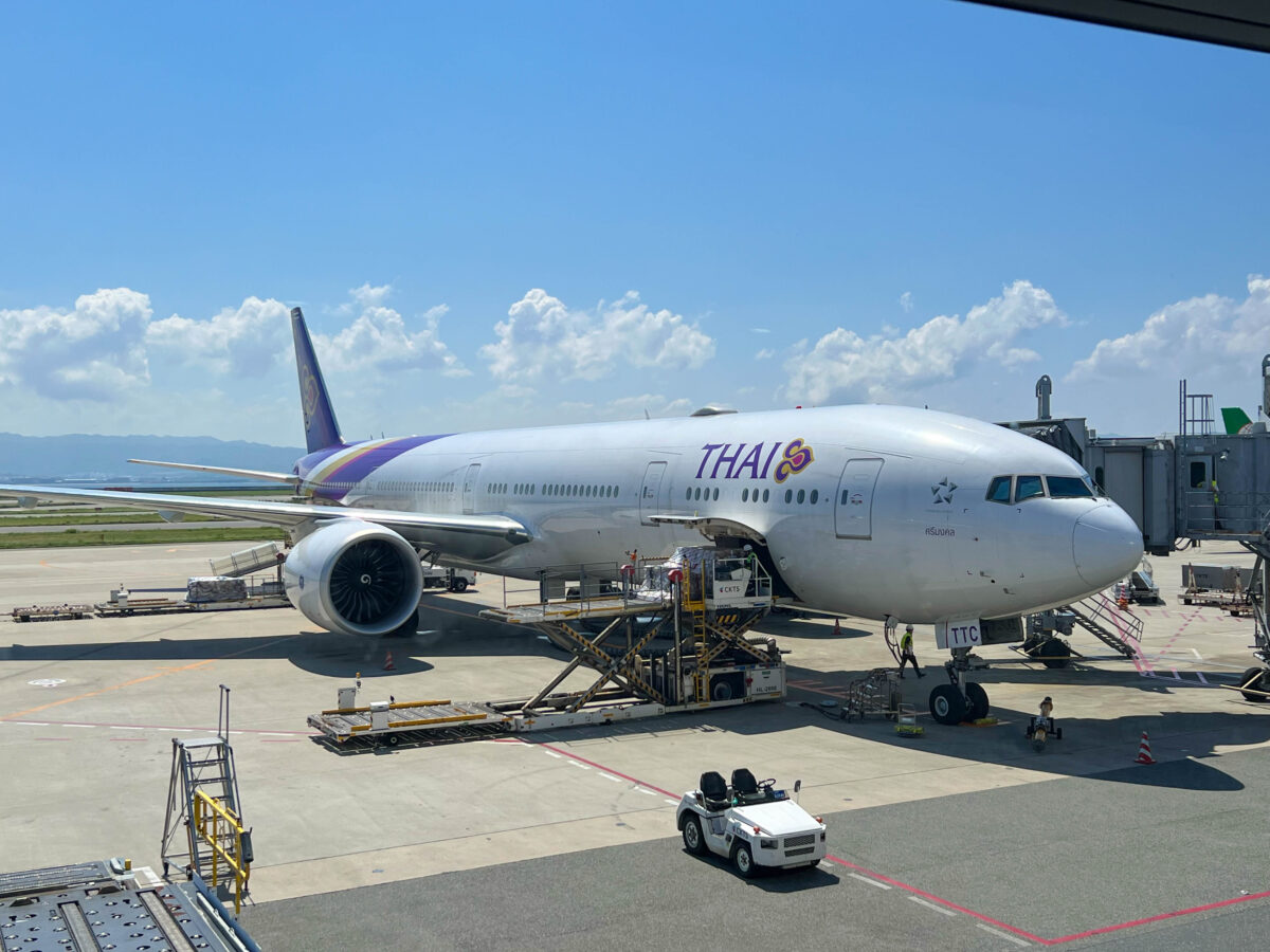 タイ航空ビジネスクラス 搭乗