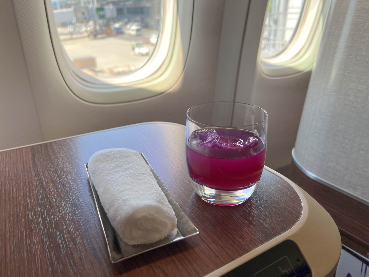 タイ航空ビジネスクラス 機内食