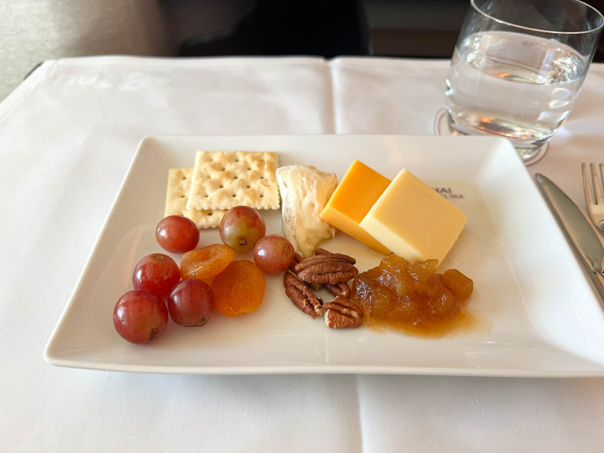 タイ航空ビジネスクラス 機内食